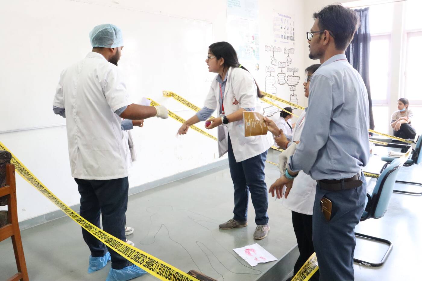 Teams documenting and interpreting evidence