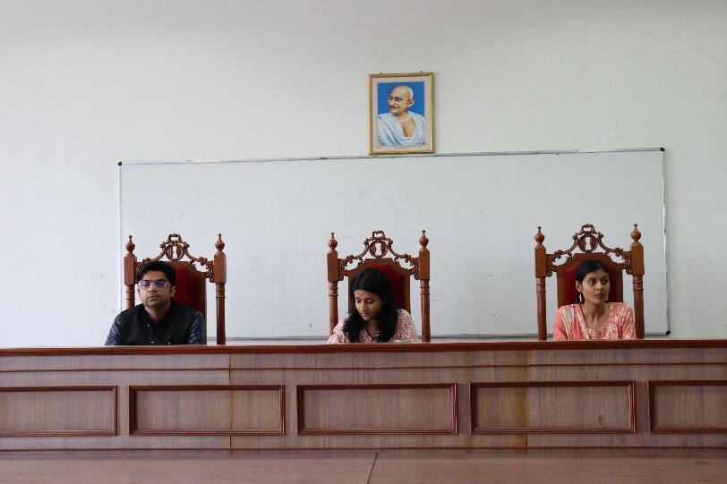 Moot Court Act Competition judging panel