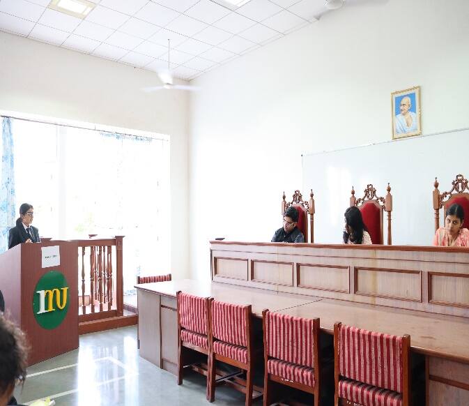 Forensic arguments presented in the Moot Court