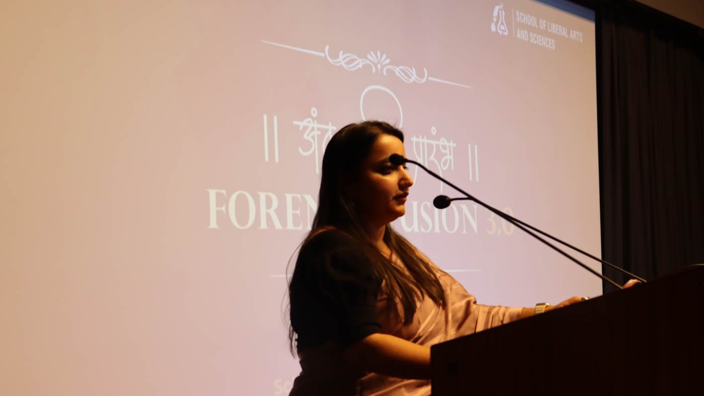 Opening address during the inaugural programme